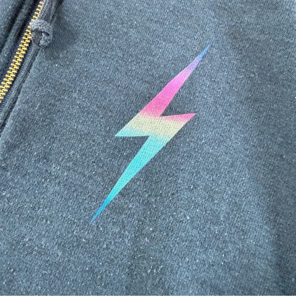 Aviator Nation Bolt Zip Front Hoodie